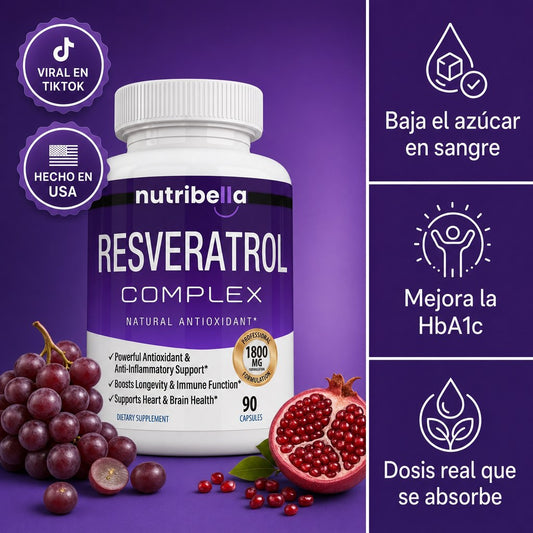 Nutribella Resveratrol Complex 1800mg - imagen 1