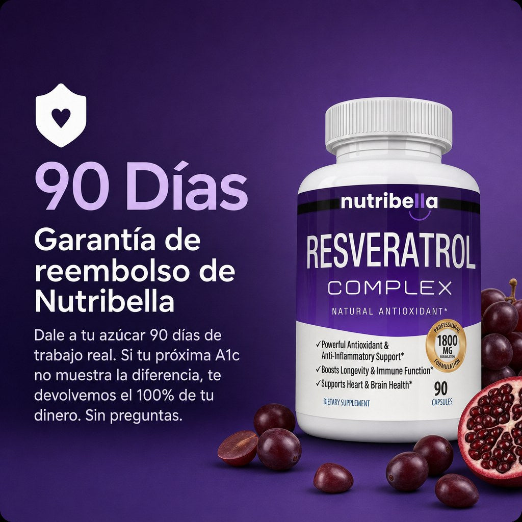 Nutribella Resveratrol Complex 1800mg - imagen 8