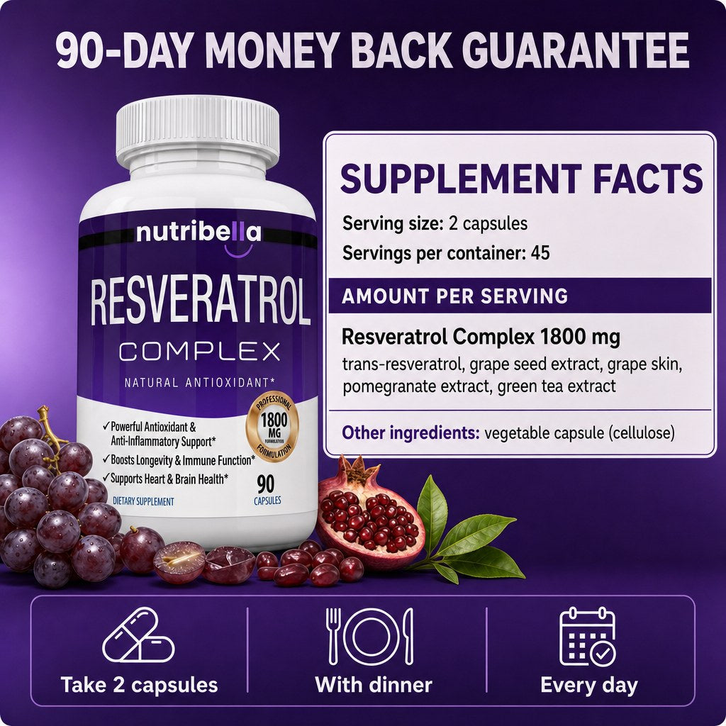 Nutribella Resveratrol Complex 1800mg - 3