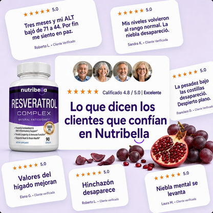 Nutribella Resveratrol Complex 1800mg - 5